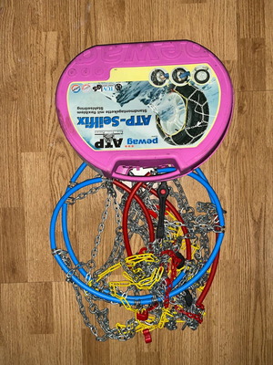 Snow chains used for multiple rims