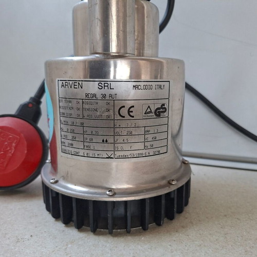 Arven Regal 30 AUT Inox Italian submersible water pump new