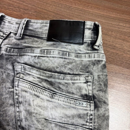 Clockhouse Skinny Biker Grey Acid Wash Jeans like new