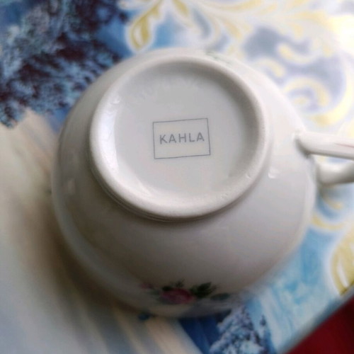 Porcelain tea cups Kahla used, set of 4, 180 ml