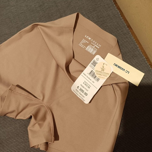 Beige underwear shorts, new with tags