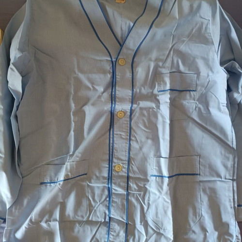 Vintage pajamas size 54 blue cotton new in box from 1960