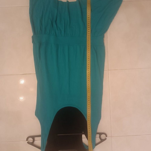 Exit women's summer dress medium like new, turquoise emerald color