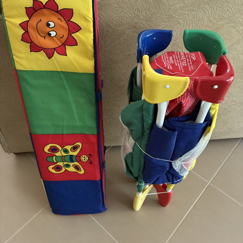 Baby playpen, 100x100x75 cm, easy open and close