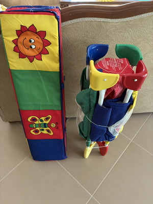 Baby playpen, 100x100x75 cm, easy open and close