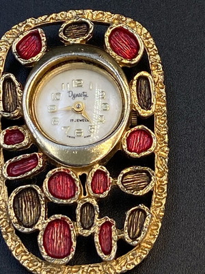 Vintage ρολόι-μενταγιόν Dynasty Swiss Made 70s σαν καινούργιο