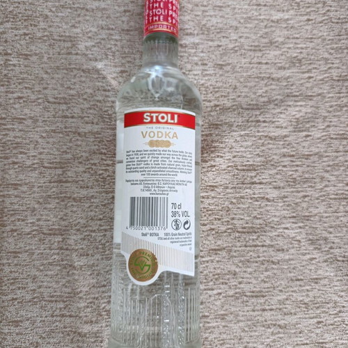 Stoli Vodka new bottle