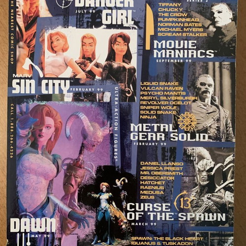Dawn figure new by J.M.Linsner & McFarlane Toys Spawn 1999
