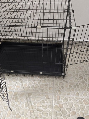 Συρμάτινο κλουβί κατοικίδιων σαν καινούργιο με διαστάσεις 75x54x46 εκ