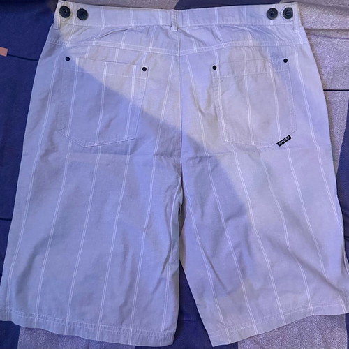 Protest bermuda shorts new, gray with white stripes, size XL