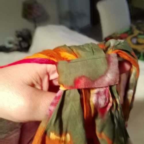 Sisley blouse top like new, size L, multicolor