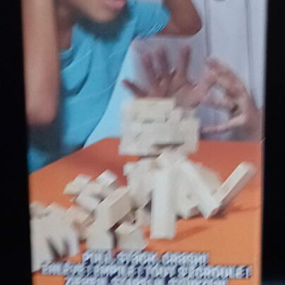 Επιτραπέζιο Jenga καινούργιο παιχνίδι επιδεξιότητας με ξύλινα τουβλάκια