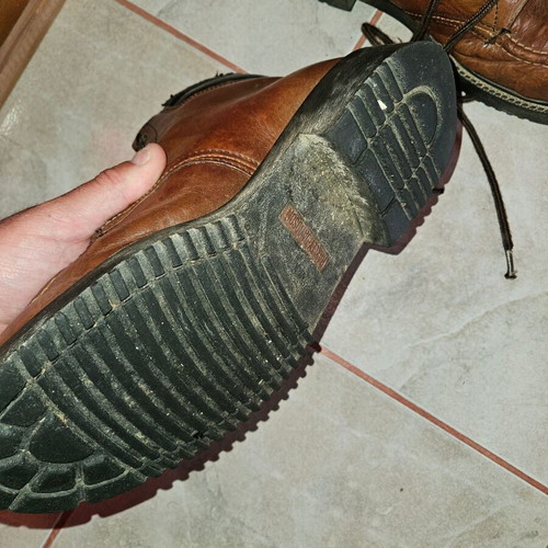 Harley Davidson steel toe boots used, size 44, thick leather