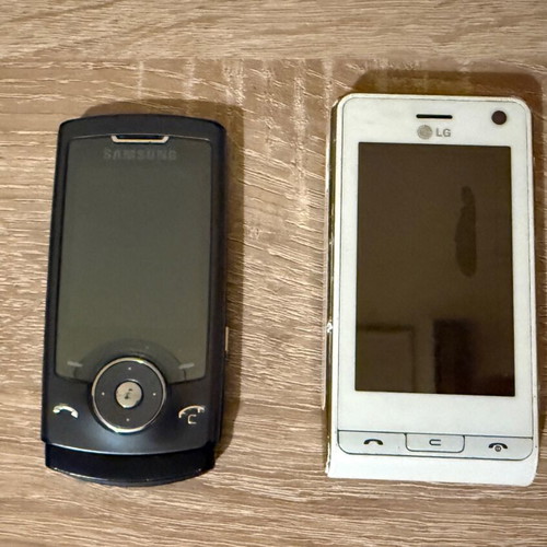 LG KU990i and Samsung U600 phones used, vintage collection or spare parts