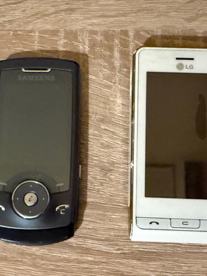 LG KU990i and Samsung U600 phones used, vintage collection or spare parts