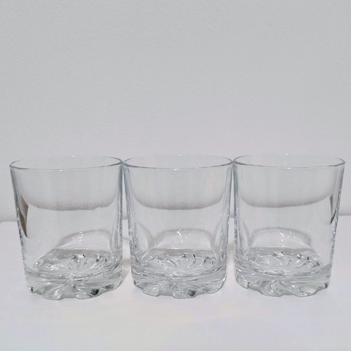 Vintage DeValbor Cerve Italy Whiskey Glasses Set of 3 like new