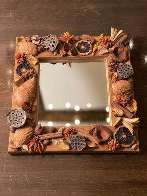 Handmade mirror 22x22 new