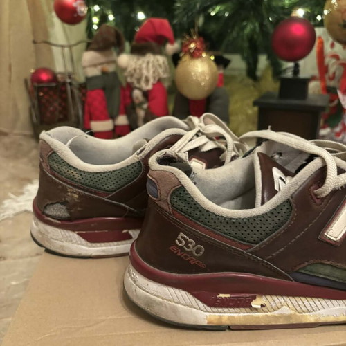 New Balance 530 men's sneakers used, brown and green, size 46