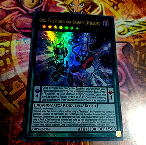 xyz odd-eyes rebellion dragon overlord (ultra rare) 1st edition