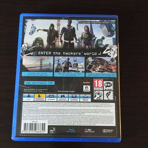 Watch Dogs 2 PlayStation 4 used, complete (CIB)
