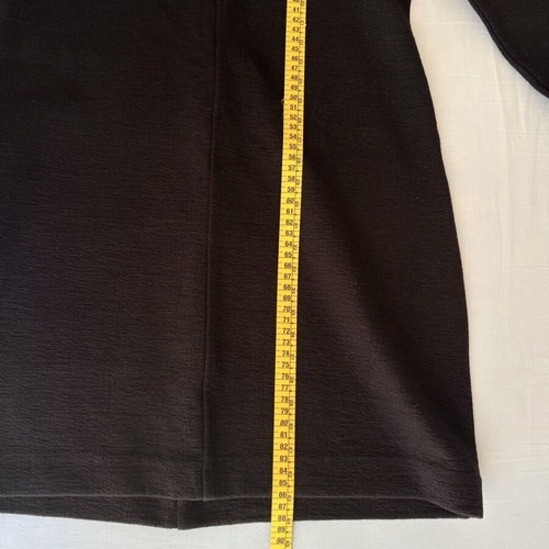 COS long-sleeved knee-length dress like new, black, size S