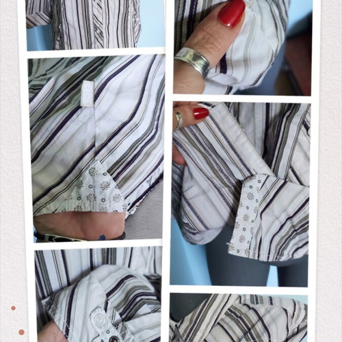 Cecil women's striped shirt, multicolor, sizes XL to 3XL