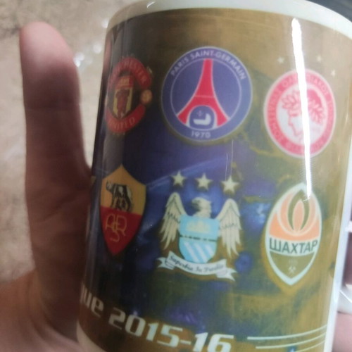 Champions League cup 2015-2016 season used with Olympiacos