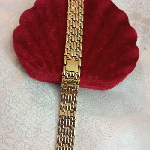 CD bracelet vintage gold filled plaque like new