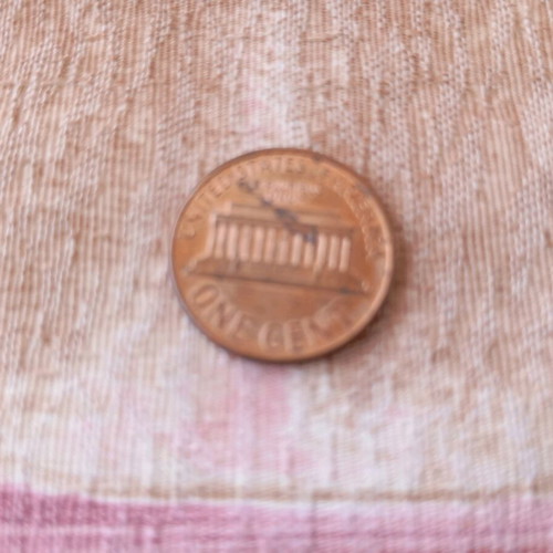 American one cent coin used, Lincoln memorial 1983-2008