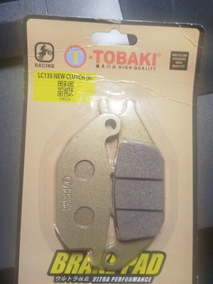 Tobaki brake pads new