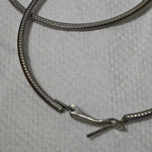 Hoop earrings used