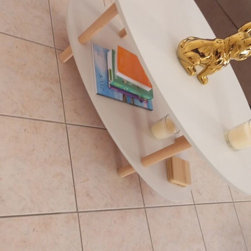 White coffee table new