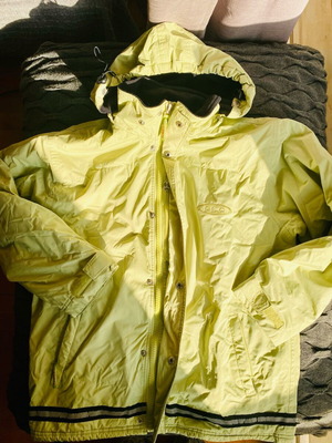 SLC Weather Protection vintage waterproof windproof jacket like new, yellow
