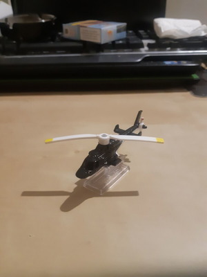 Airwold Hot Wheels helicopter like new from 80s TV series