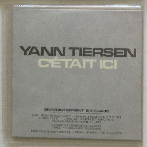 YANN TIERSEN C'etait ici double CD used, pop