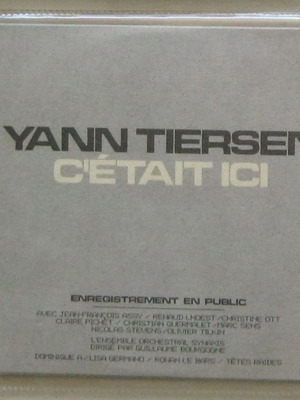 YANN TIERSEN C'etait ici double CD used, pop