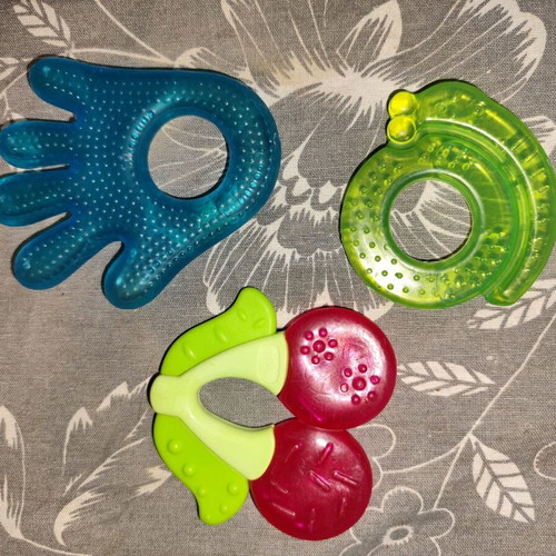 Baby teething set used, pack of 3