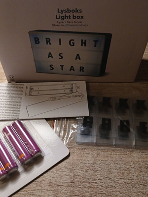 Light box new, intact in packaging