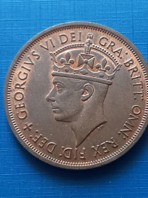 Jersey Island 1/12 Shilling 1945 commemorative like new (Liberation)