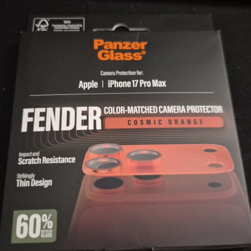 Panzer Glass Camera Protector for 17 Pro Max new, color-matched