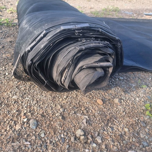 Shade cloths used, pack of 15, polycarbonate 34-40m x 4m