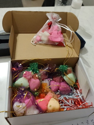 Wax melts heart and rose shaped new, scented sachets
