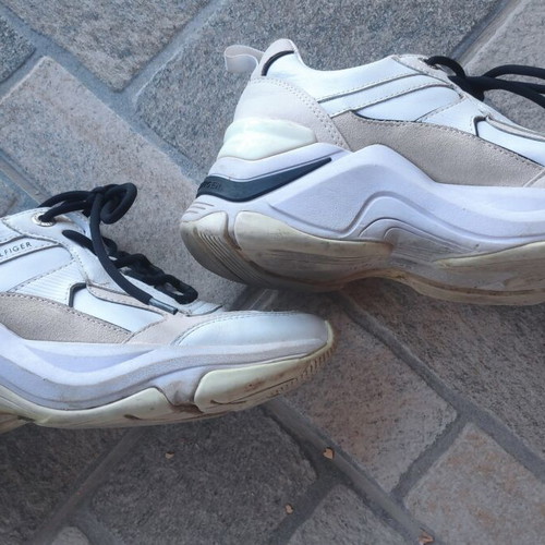 Tommy Hilfiger Chunky Sneakers size 38 used, white