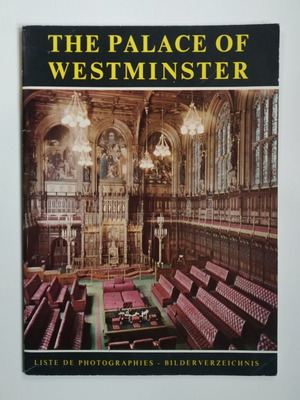 The Palace of Westminster old visitor guide used