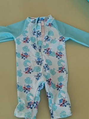 Stitch Baby Swimsuit UPF 50+ like new, size 74cm (12 months)