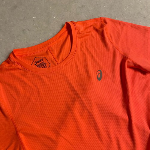 Asics women's sports t-shirt orange like new, size XS