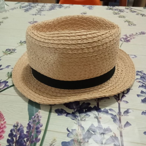 Straw hat H&M like new, size 49/50 cm, 1-2 years