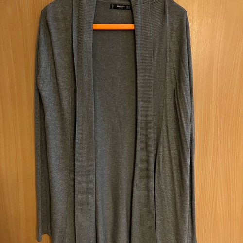 Mango cardigan gray like new, size M