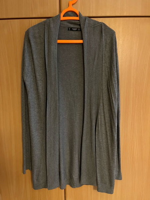 Mango cardigan gray like new, size M