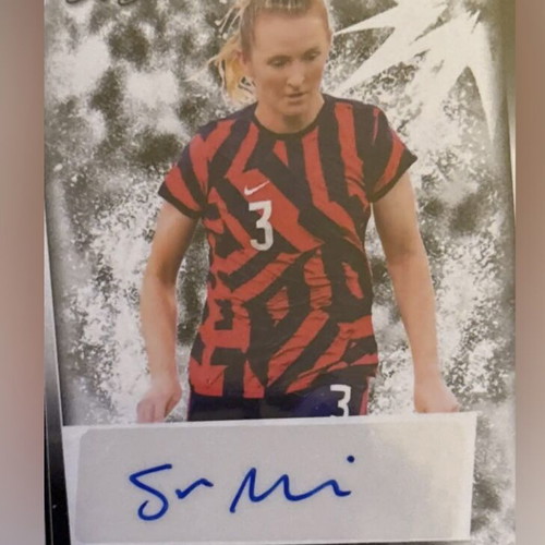 Sam Mewis 2024 Leaf trading card with authentic autograph